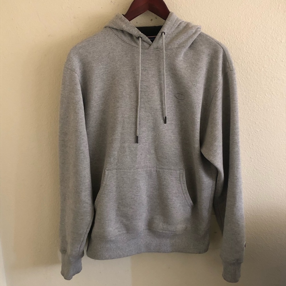 Champion Mens Gray Hoodie. S